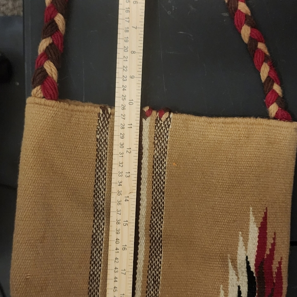 Ortega's-100% All Wool Vintage Handwoven Purse made in Chimayo, NM - Picture 16 of 16